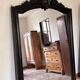 Immense antique fireplace mirror