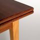 Extendable oak dining table, Scandinavia, 1960s