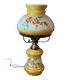 Large "hurricane" table lamp in opaline glass, brand new.