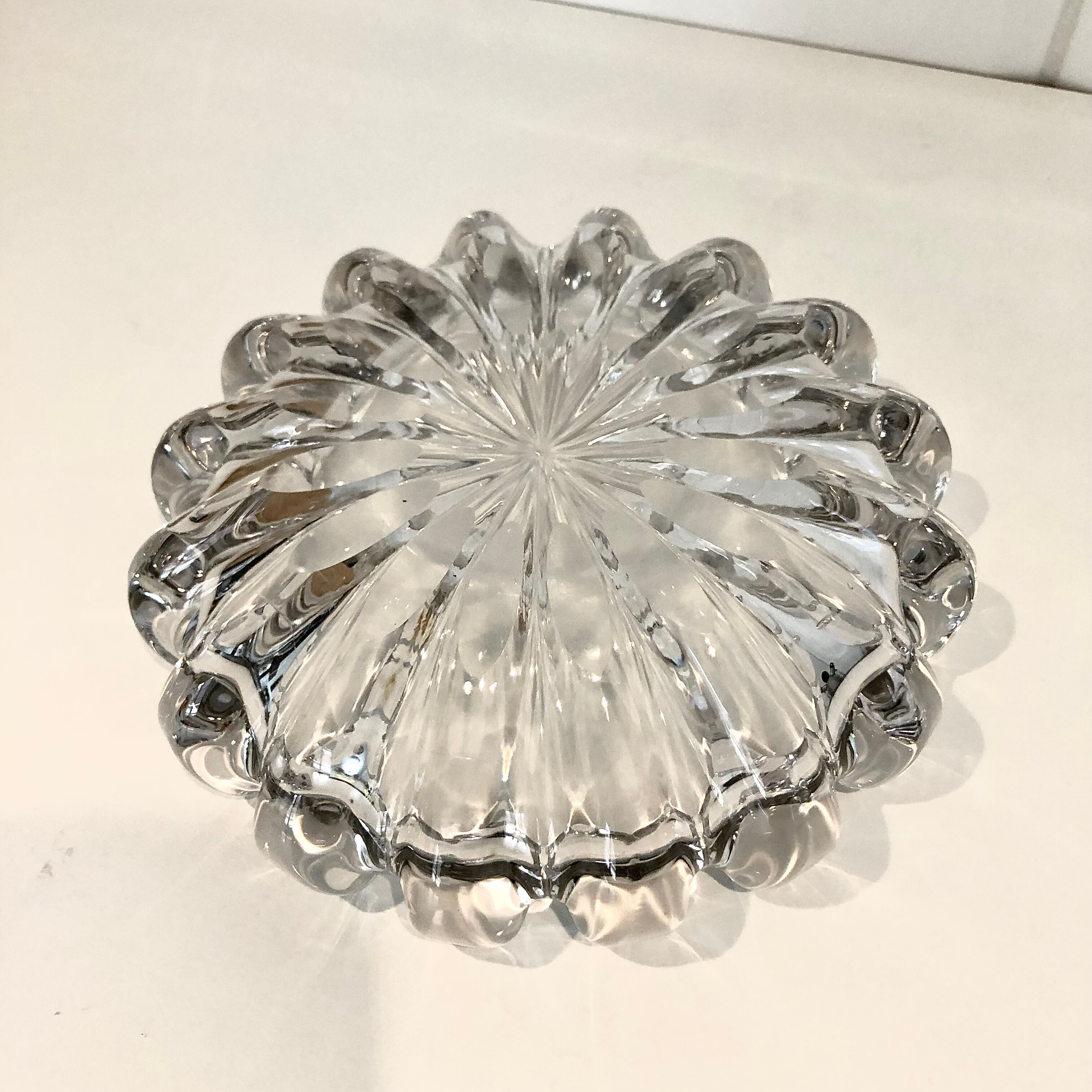 Crystal ashtray -60s