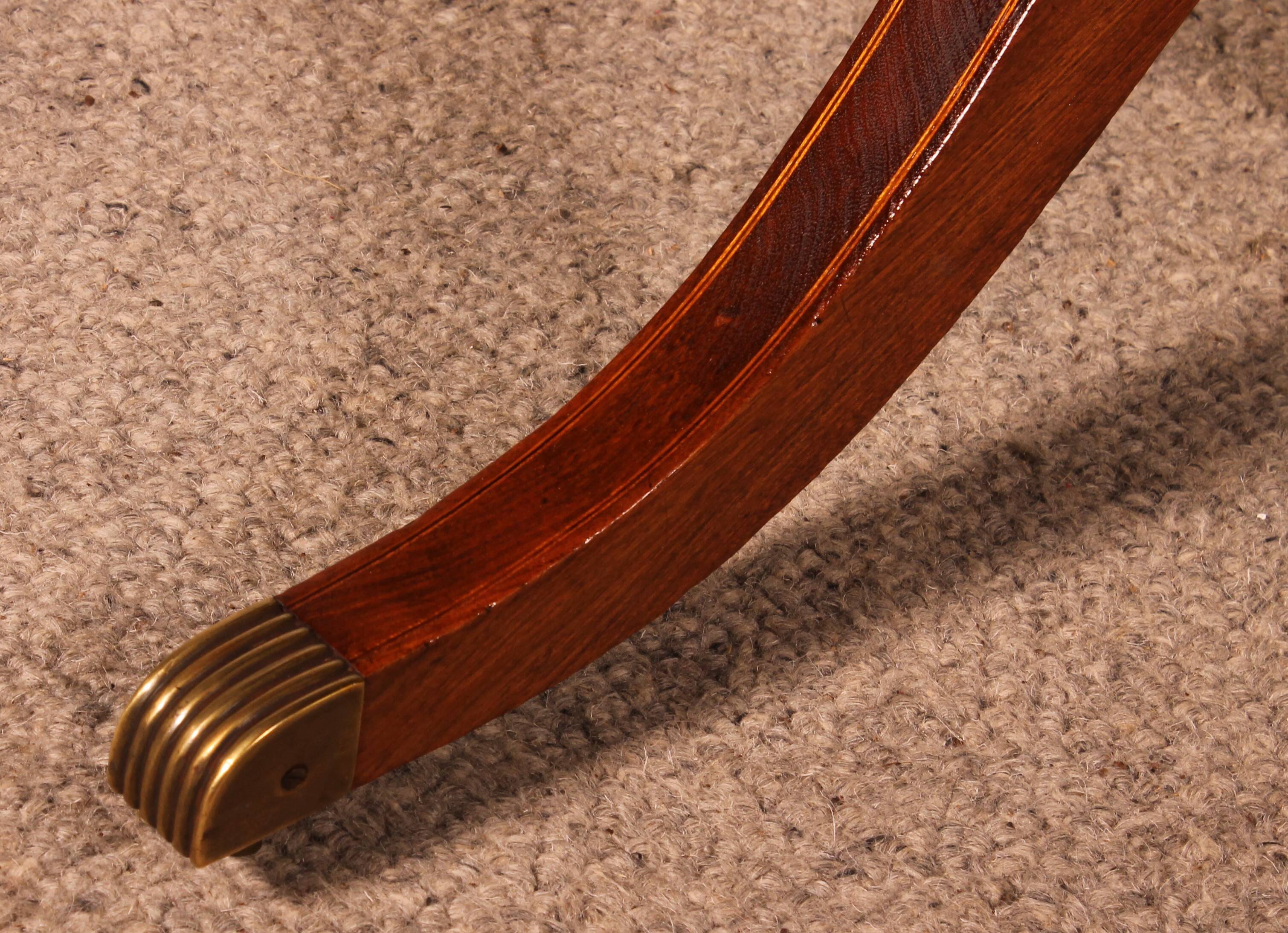 English tripod dining table in solid mahogany - 19th century