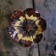 Vintage enamelled ceramic “flower” pocket emptier from the 60s/70s