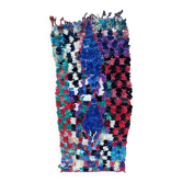 Tapis Marocain Boucherouite coloré - 92 x 183 cm