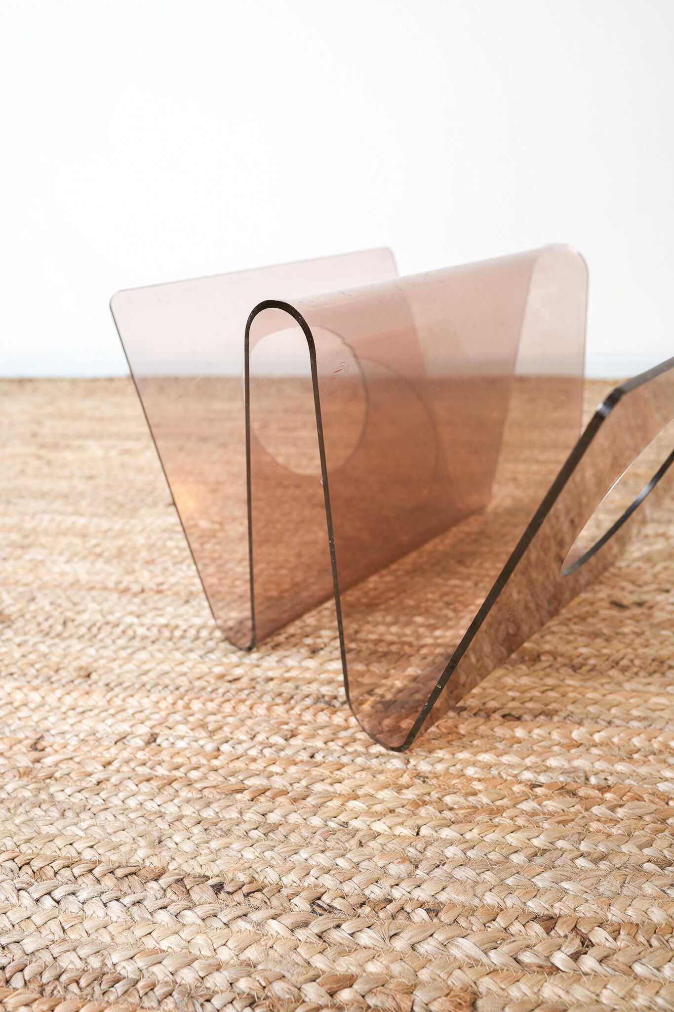 Plexiglas magazine holder Michel Dumas