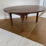 Old round coffee table