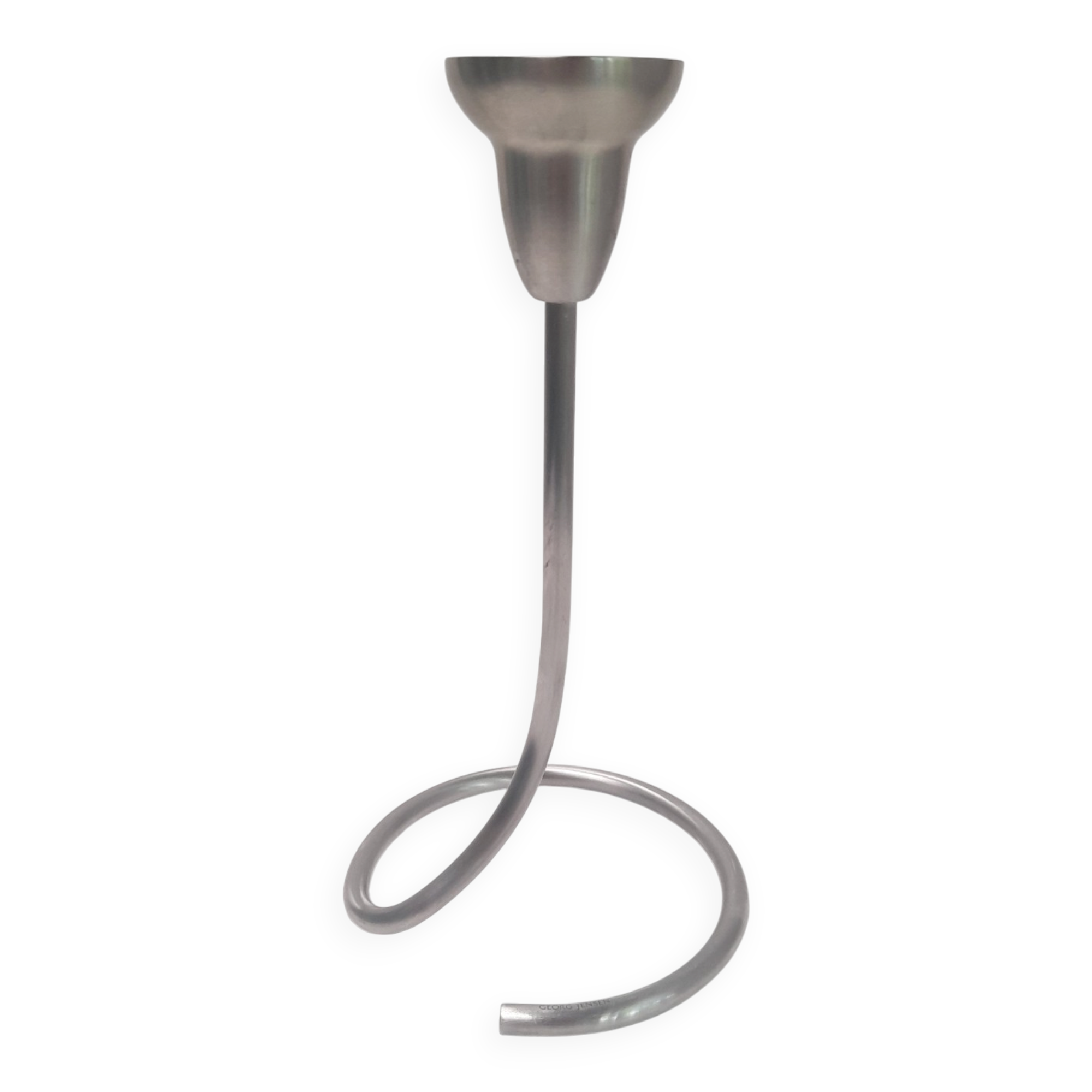 Bougeoir Georg Jensen en inox brossé