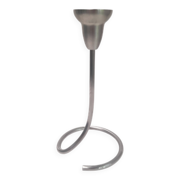 Bougeoir Georg Jensen en inox brossé