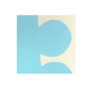 Collection of 4 sky blue abstract paintings signed Eawy.