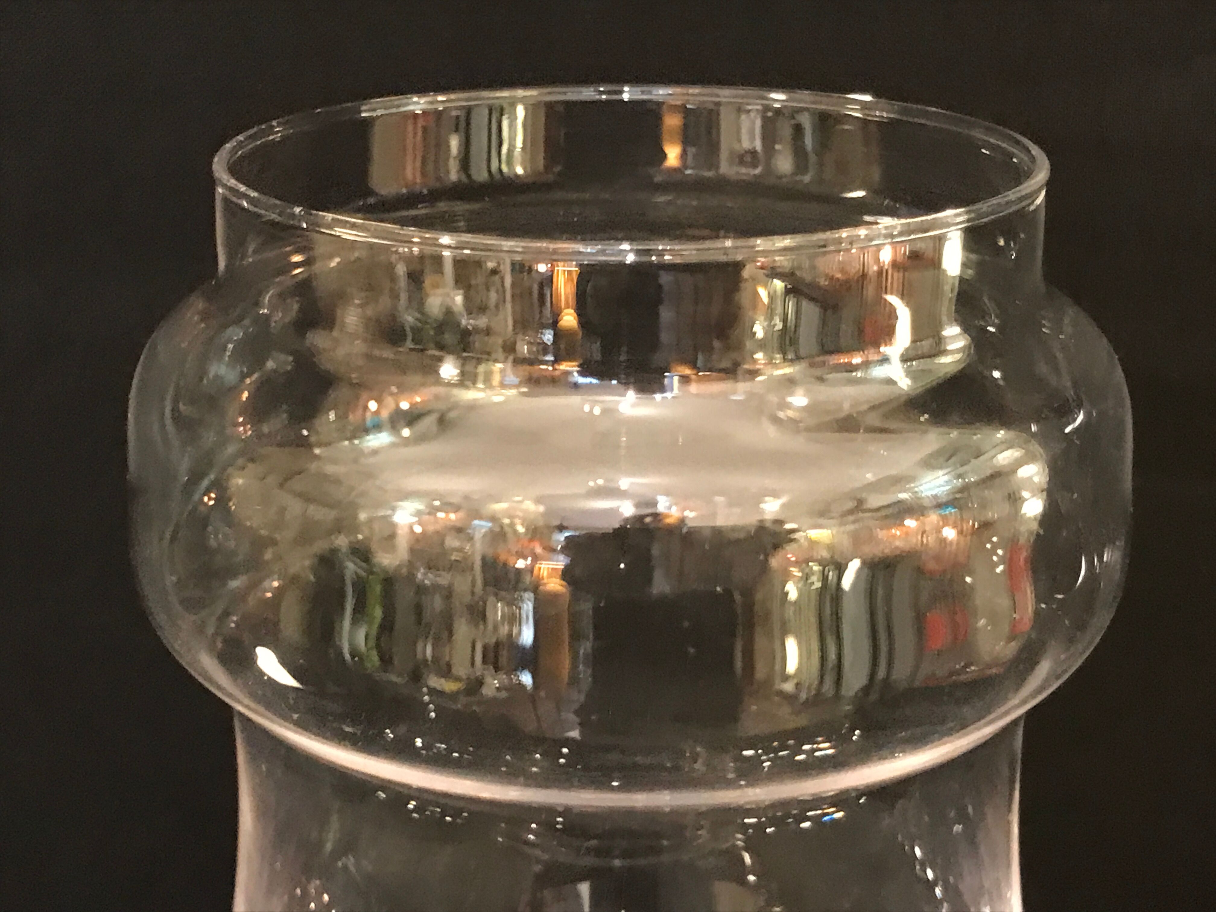 26 cm cut terrarium for plants or vintage candy jar vase pot