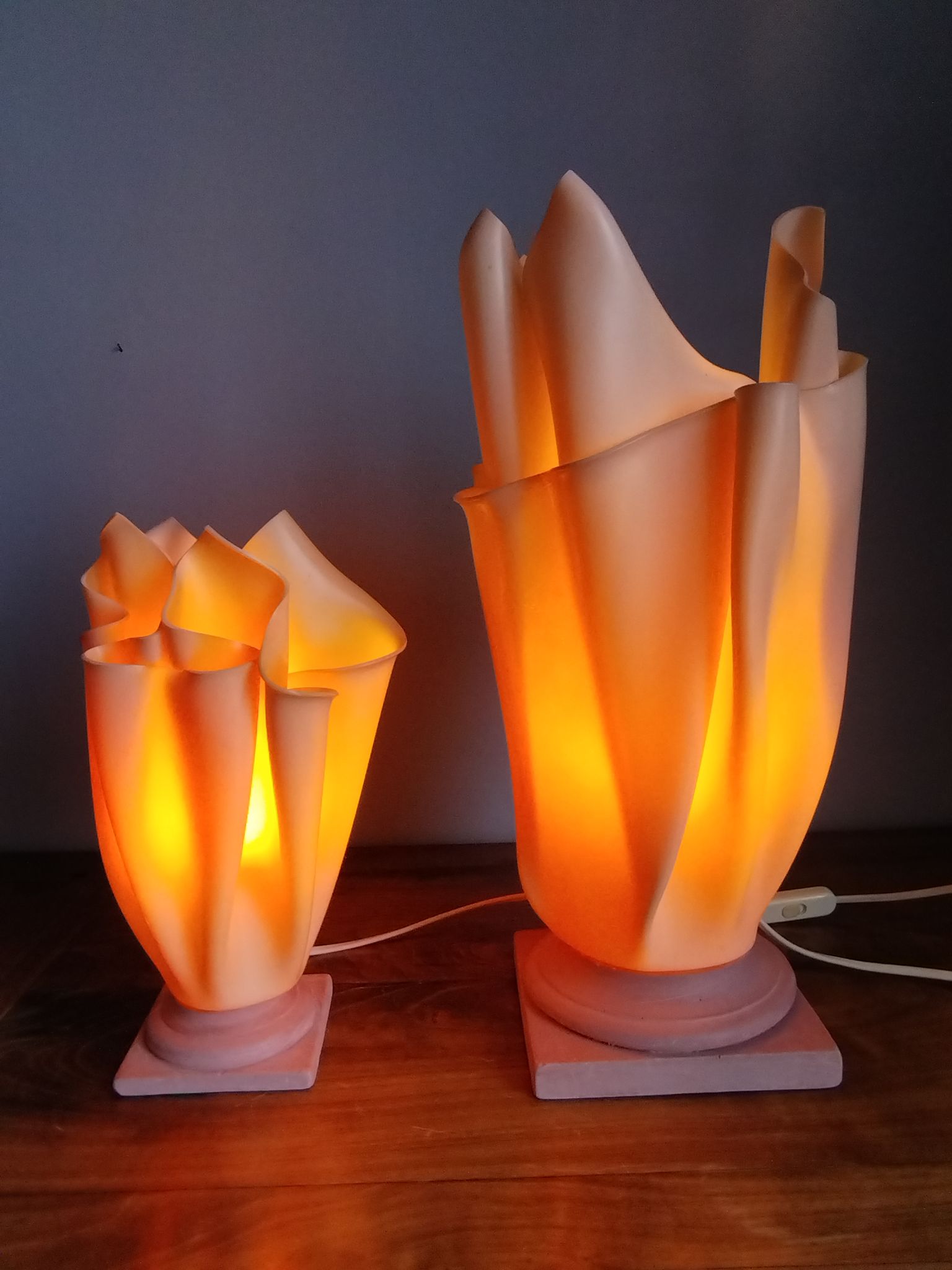 Pair of table lamps 1970