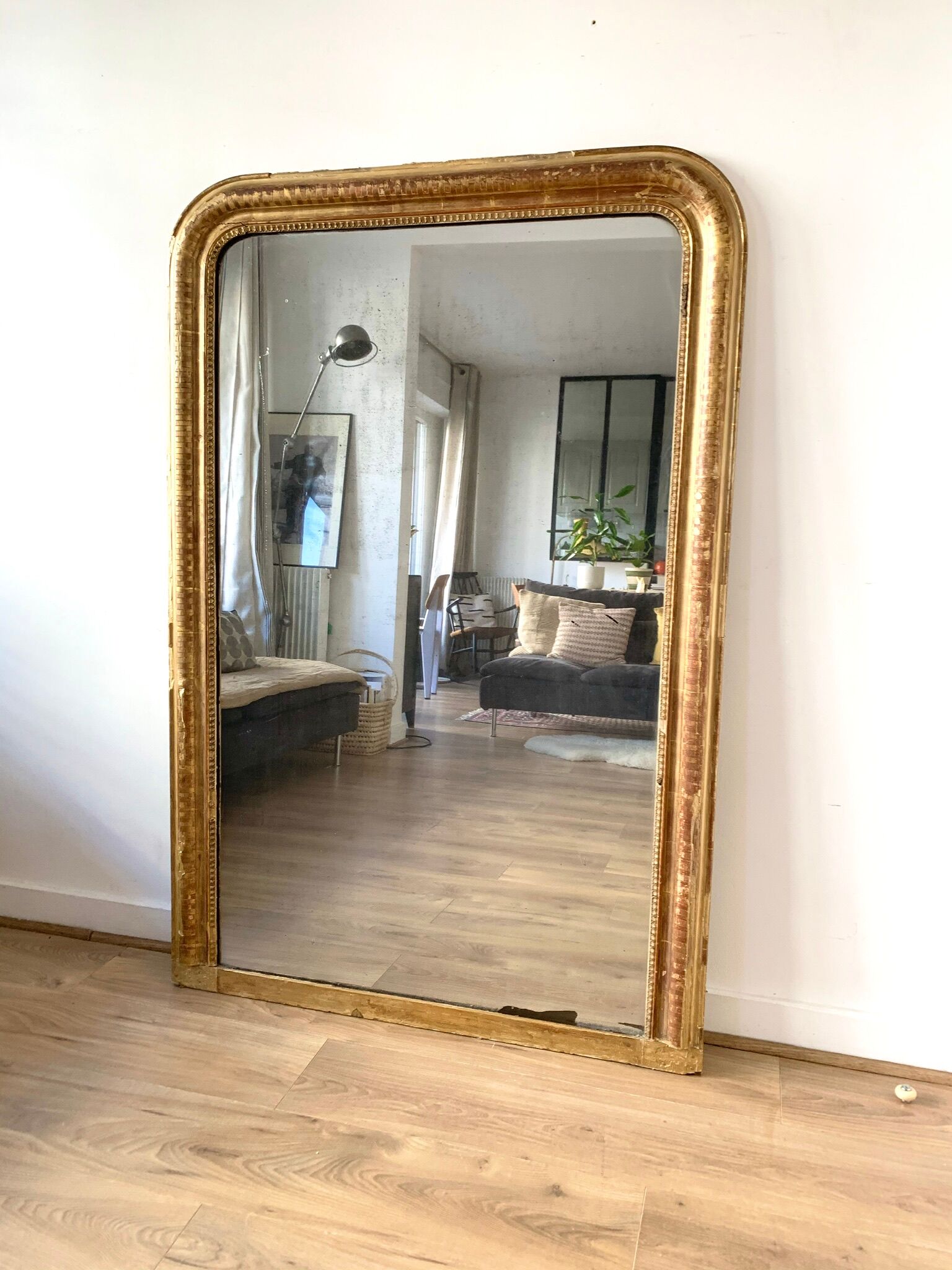 Mirror Louis Philippe old gilded 143x96cm