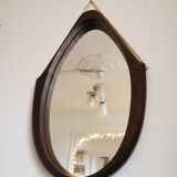 Italian teak mirror
