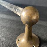 Art Deco napkin holder in bronze and glass, 1930