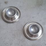 Set of 2 stainless steel egg cups