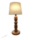 Solid wood lamp scandinavian design 1960.