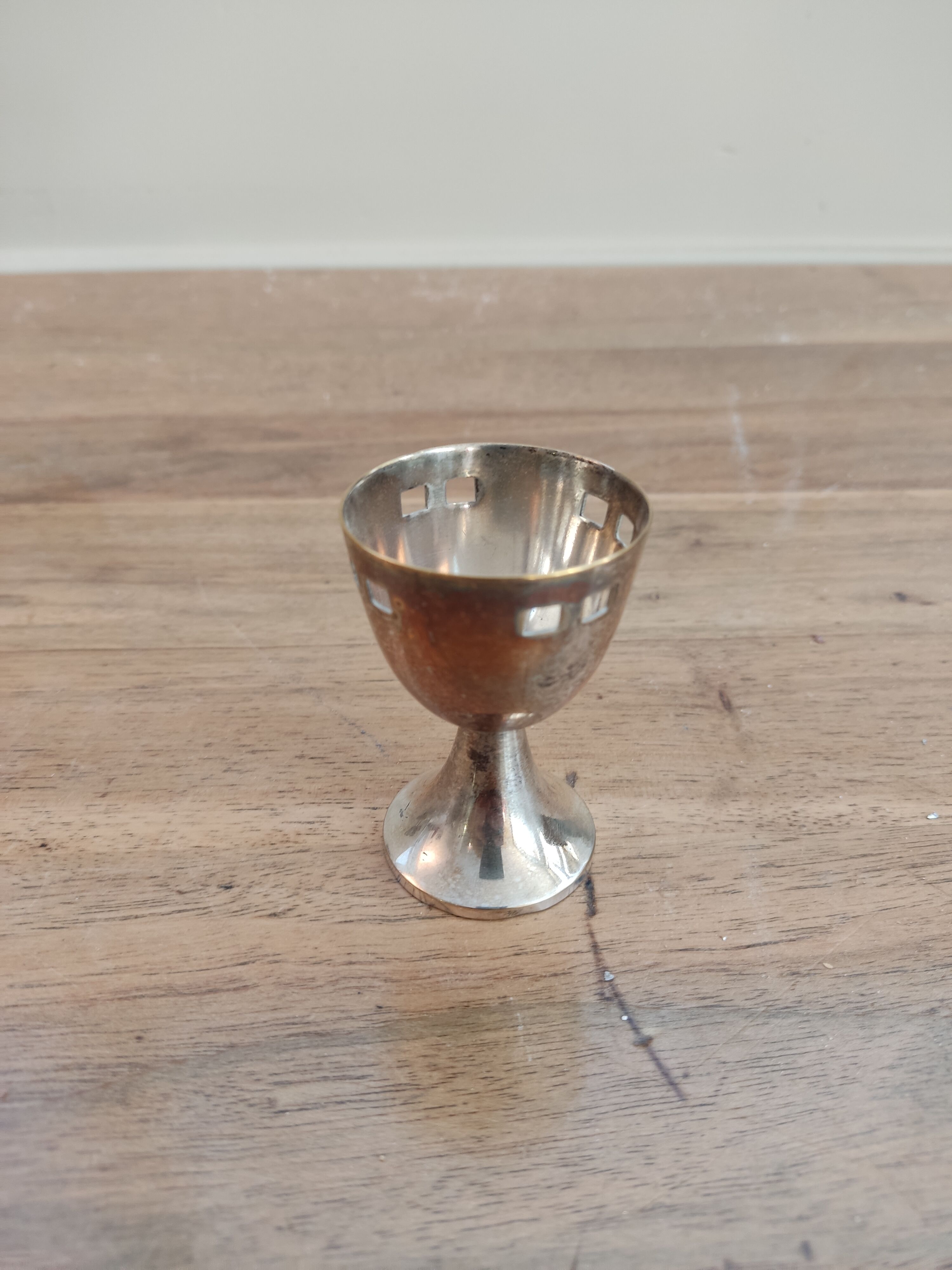 Silver Metal WMF Egg Service