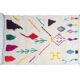 Colorful Berber carpet 159x150cm