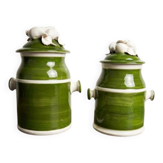 Italian Ceramic Pots – Vintage 70s