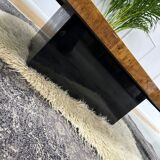 Design coffee table style elm magnifying glass