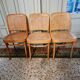 Vintage trio de chaises Joseph Hoffman FMG thonet