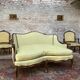 Sofa in natural wood style Louis XV XIX th century