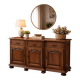 Rustic style low buffet with 3 doors