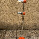 1970s orange designer floor lamp