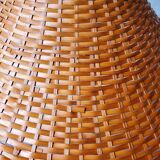 Rattan hanging lamp 1970