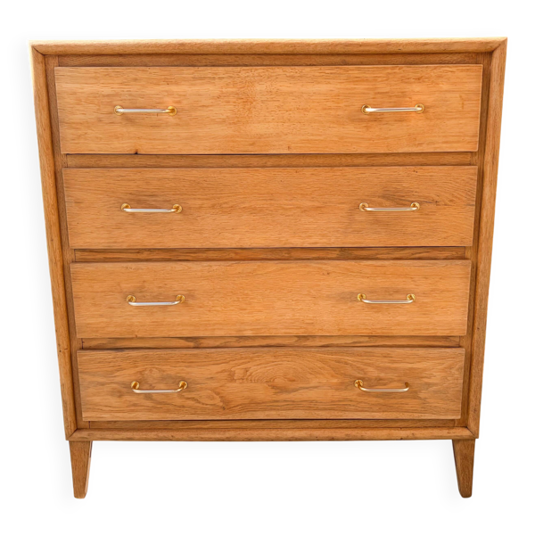 Grande commode à 4 tiroirs des années 50'