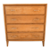 Large chest of drawers with 4 drawers from the 1950s.