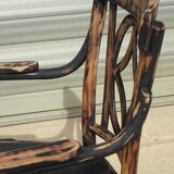 Salon Baumann, 1910, banquette, fauteuil et chaise bistrot