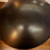 Modernist desk table lamp 1970 black metal