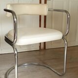 White 70s chair