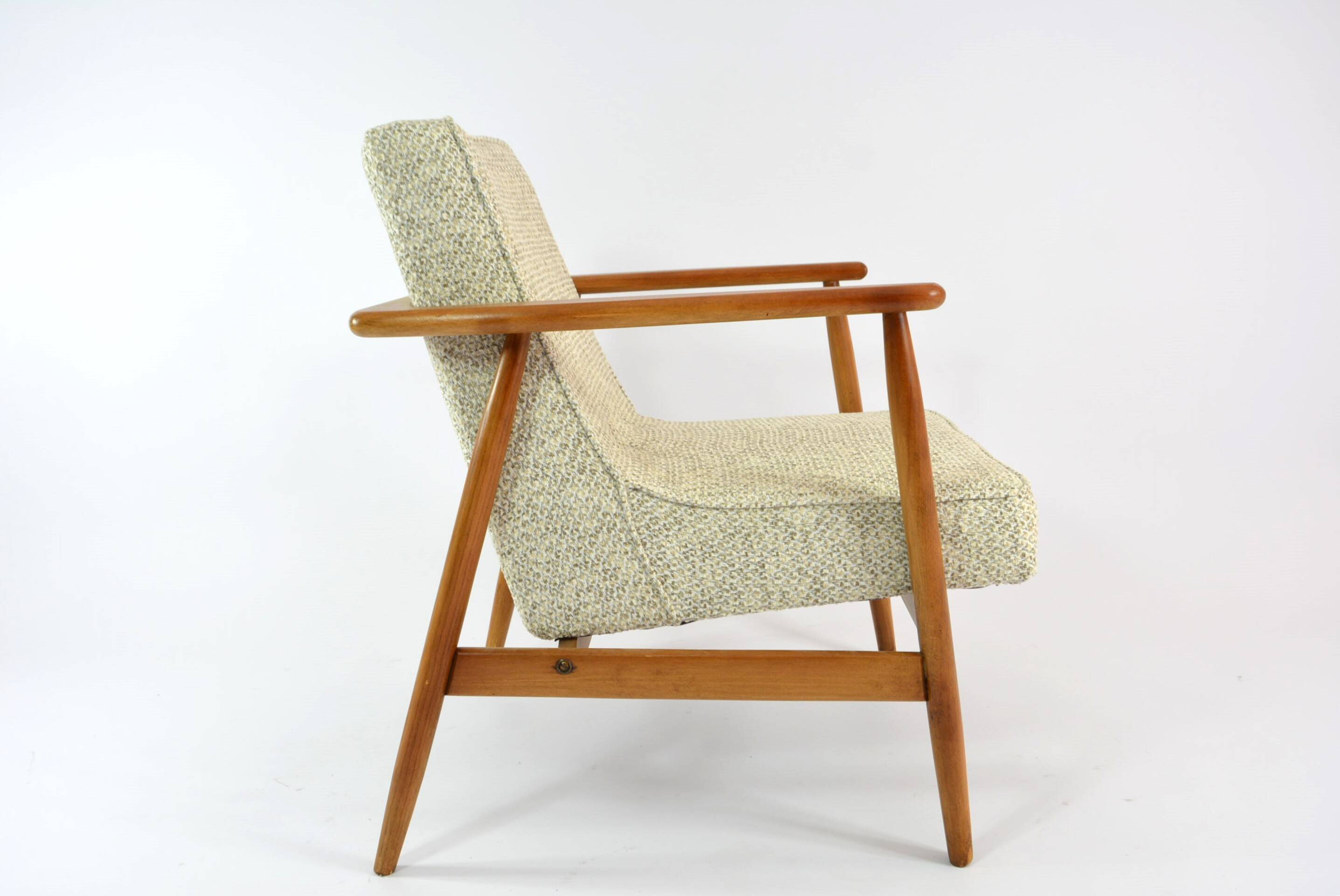 Z armchair mottled beige and green