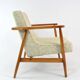 Z armchair mottled beige and green