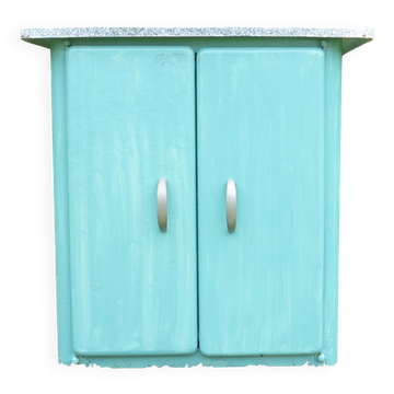 small metal sideboard with two doors