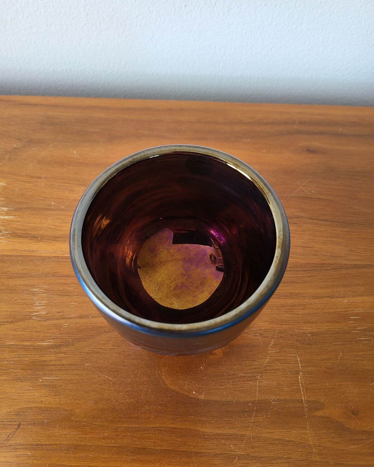 Empty Glass Ashtray Phoenician Malta 1980s
