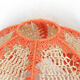 Vintage suspension in salmon pink wicker