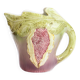 Vintage Italian Majolica Ceramic Fig-Shaped Pitcher or Jug