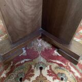 Art deco period pedestal table in solid mahogany