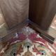 Art deco period pedestal table in solid mahogany