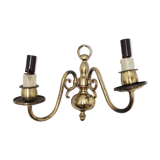 Brass wall lamp