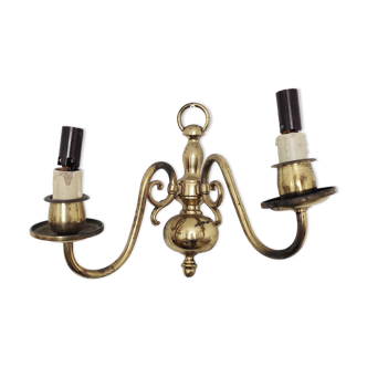 Brass wall lamp