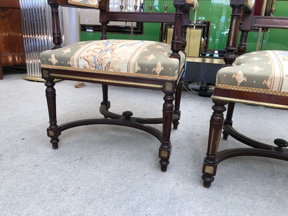 Pair of nineteenth century armchairs