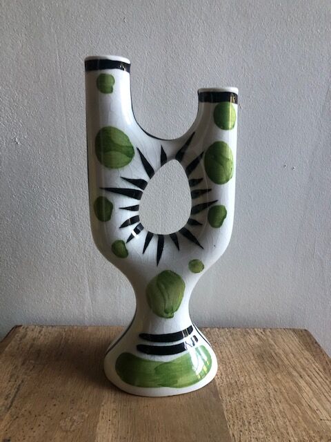 Ceramic candle holder Revernay 1950