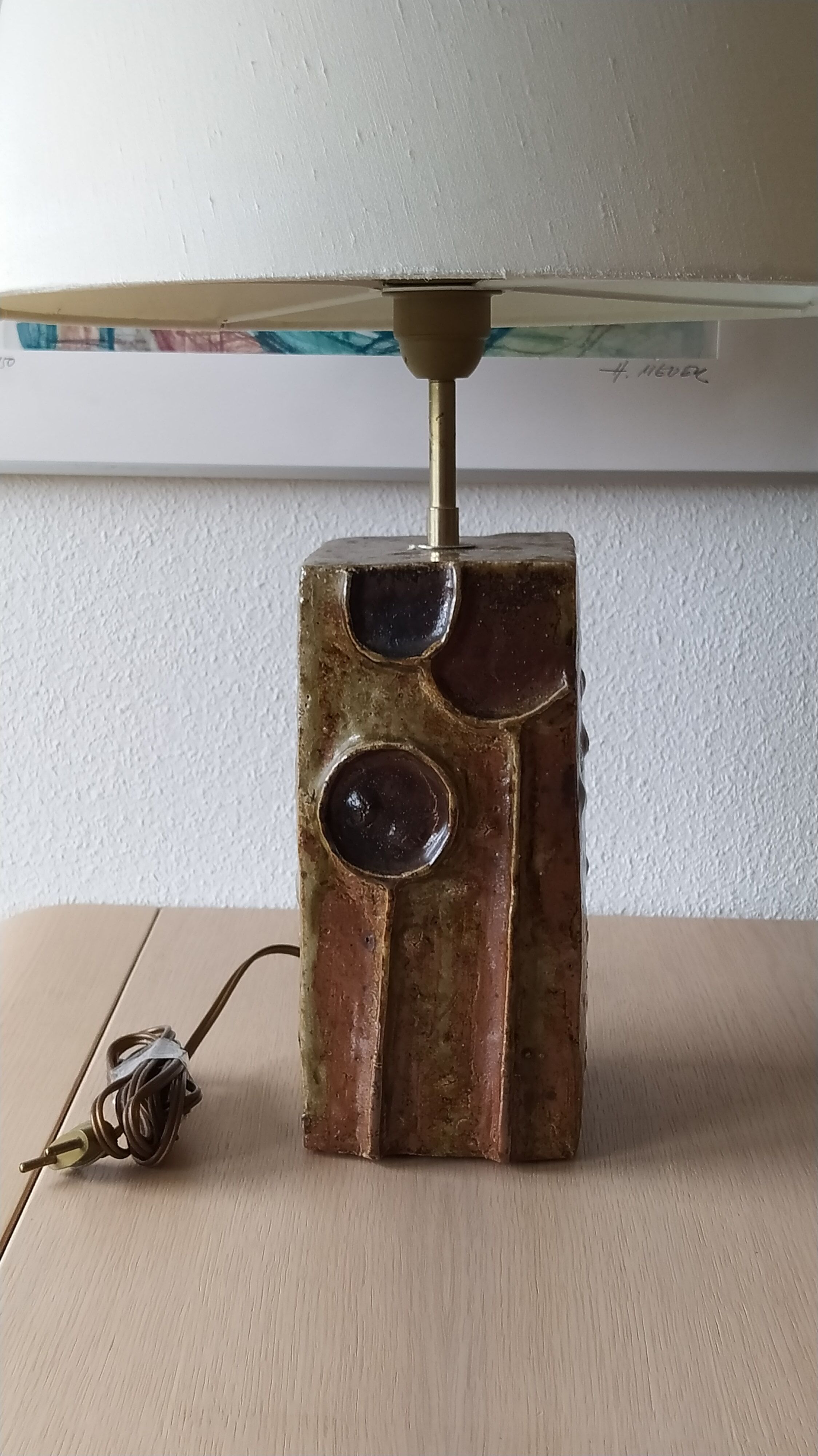Ceramist lamp foot