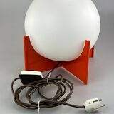 Lampe à boule space age design verre métal 60s 70s