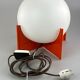 60s 70s ball light table lamp space age design glass metal