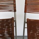 Pair of Tito Agnoli Barstools "MissB" for Pierantonio Bonacina
