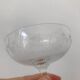 Set of 9 antique champagne glasses in engraved glass
